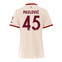 Maglia Calcio Bayern Munich Aleksandar Pavlovic #45 Terza Divisa Donna 2024-25 Manica Corta